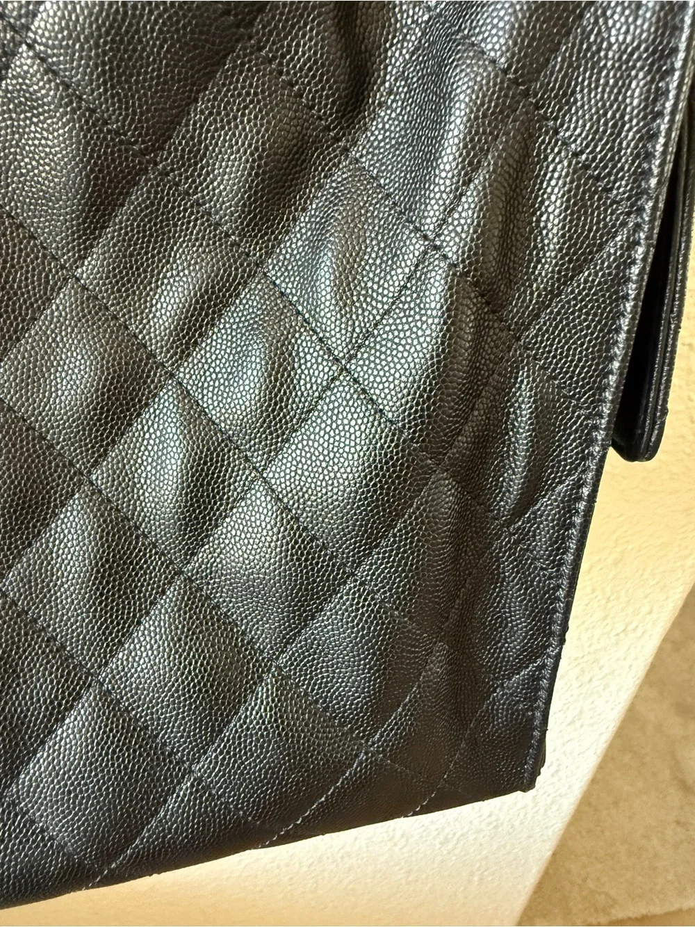 Chanel 25 Black, Medium, Antique Gold Hardware